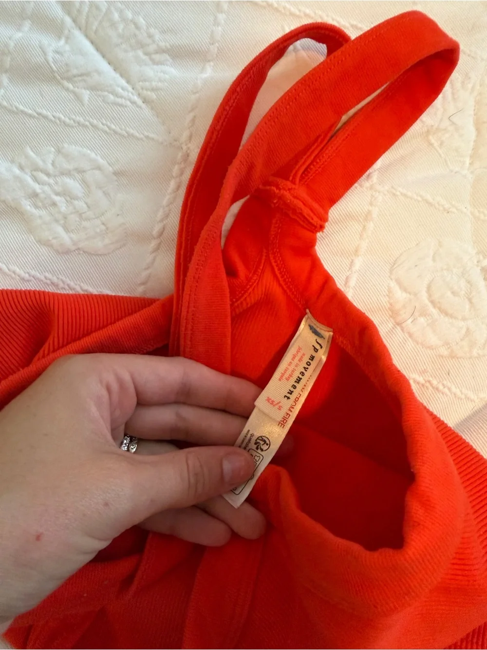 FREE PEOPLE RED TOP - Picture 7 of 8